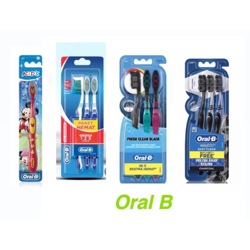 Jual Oral-B Sikat Gigi Toothbrush Complete Isi 3s ( Pilih Sesuai Varian ...