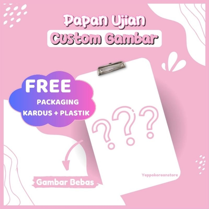 Jual PAPAN UJIAN KPOP CUSTOM - PAPAN UJIAN KAYU - PAPAN DADA - PAPAN