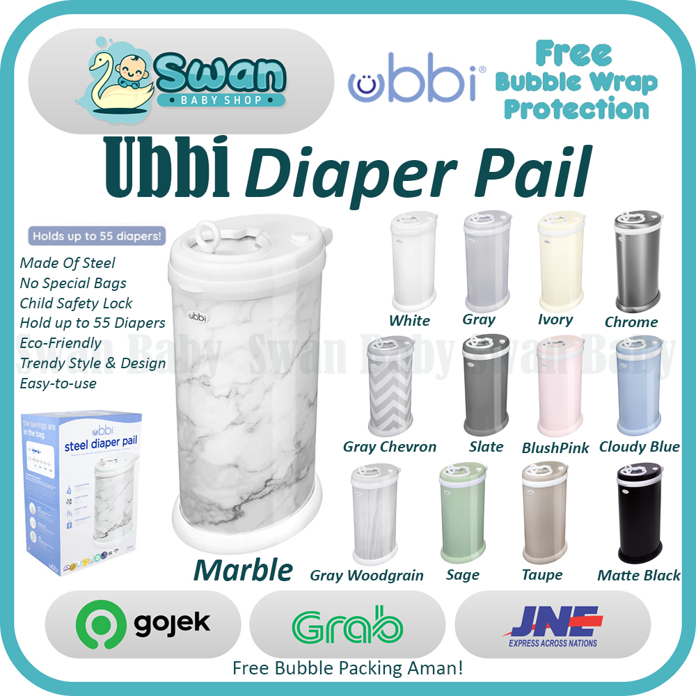 Jual Ubbi Diaper Pail / Nappy Pail / Tempat Sampah Popok Nappy Bin