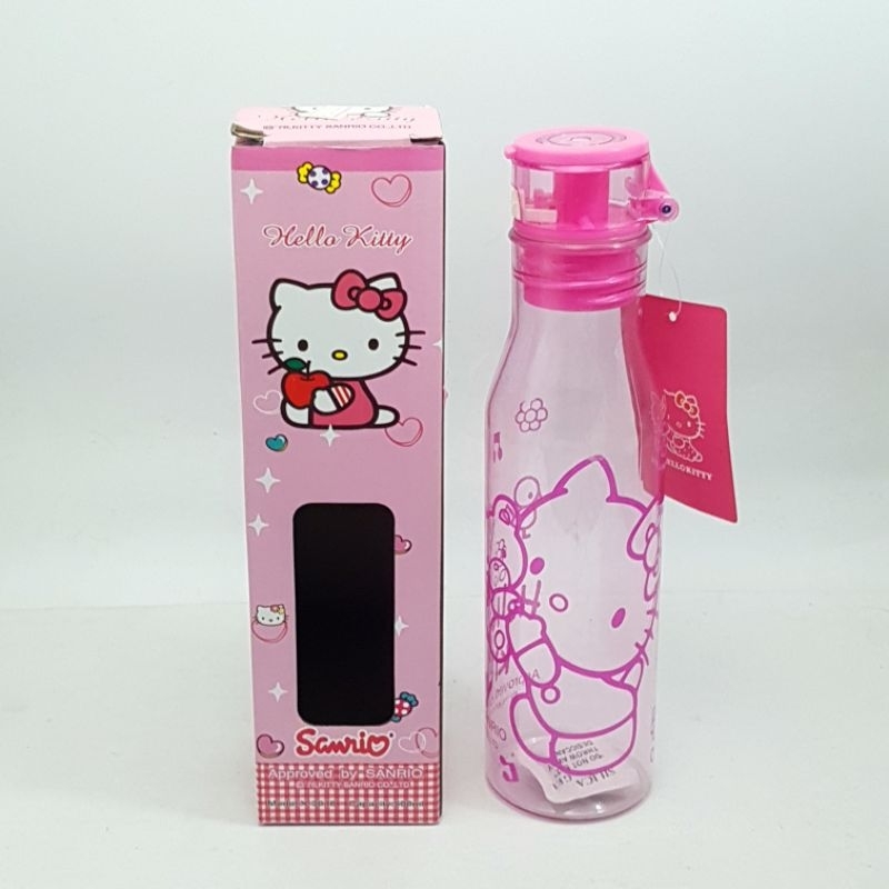 Everyday Delights Sanrio Hello Kitty Tumbler with Cover & Straw 600ml, Pink