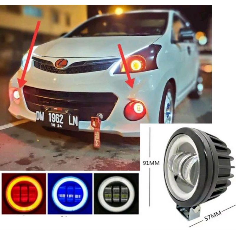 Jual Foglamp bumper jeep jimny katana foglamp Avanza R3 veloz xenia