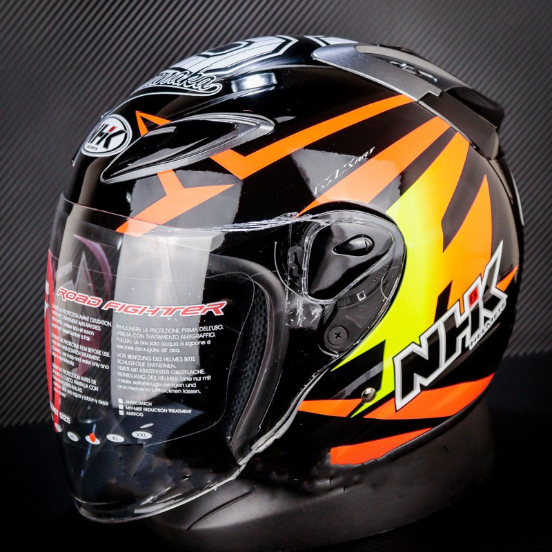 Jual HELM NHK R6 RYUSEI #2 GP EDITION BLACK R-6 SINGEL VISOR | Shopee ...