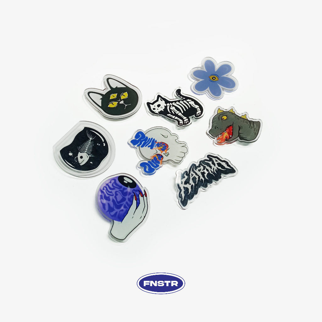 Jual Pin Bros Akrilik Skena Fenster Studio - Pin Acrylic Kalcer Custom ...
