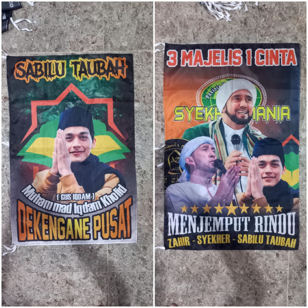 Jual BENDERA PRINTING GUS IQDAM SEGALA UKURAN READY | Shopee Indonesia