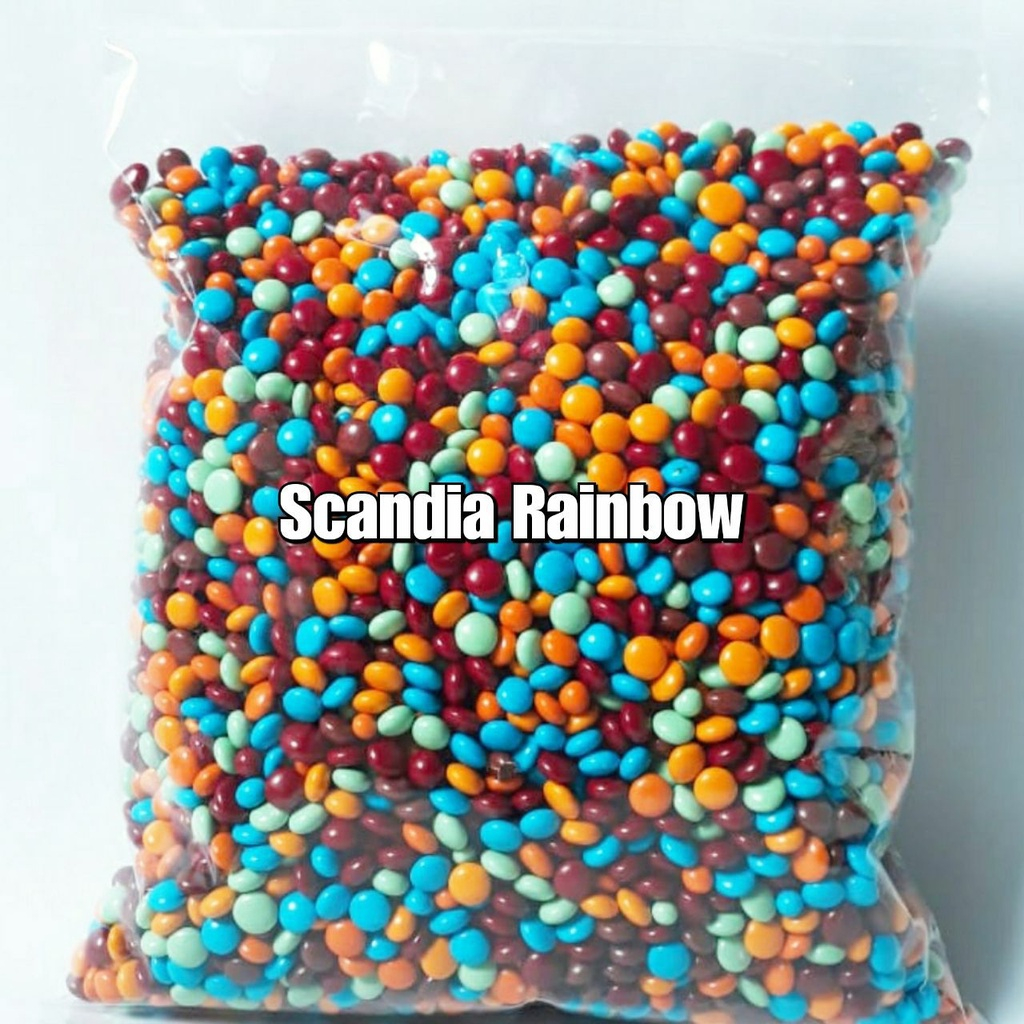 Jual Coklat scandia mini rainbow / chacha mini 500gram | Shopee Indonesia