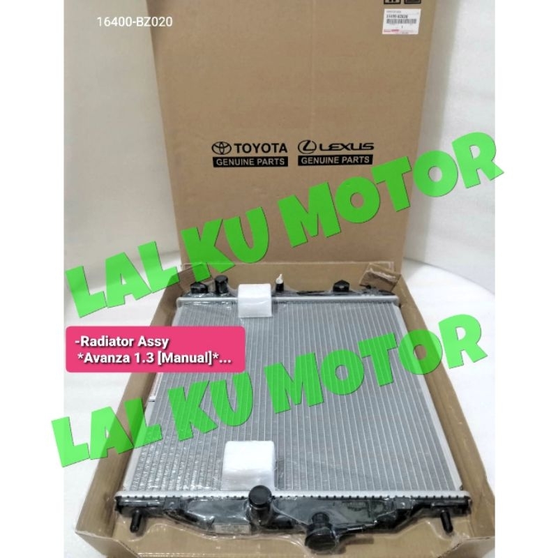 Jual radiator assy avanza Xenia 1.3 1300 cc manual tahun 2004 2005 2006 ...