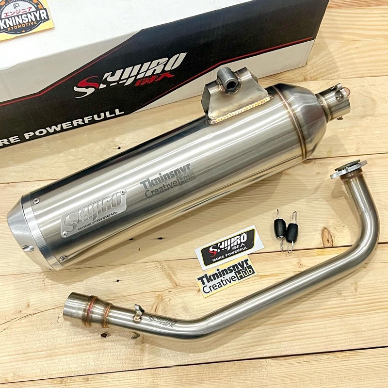 Jual Knalpot Stainless Standard Racing Shijiro Full Stainless City ...
