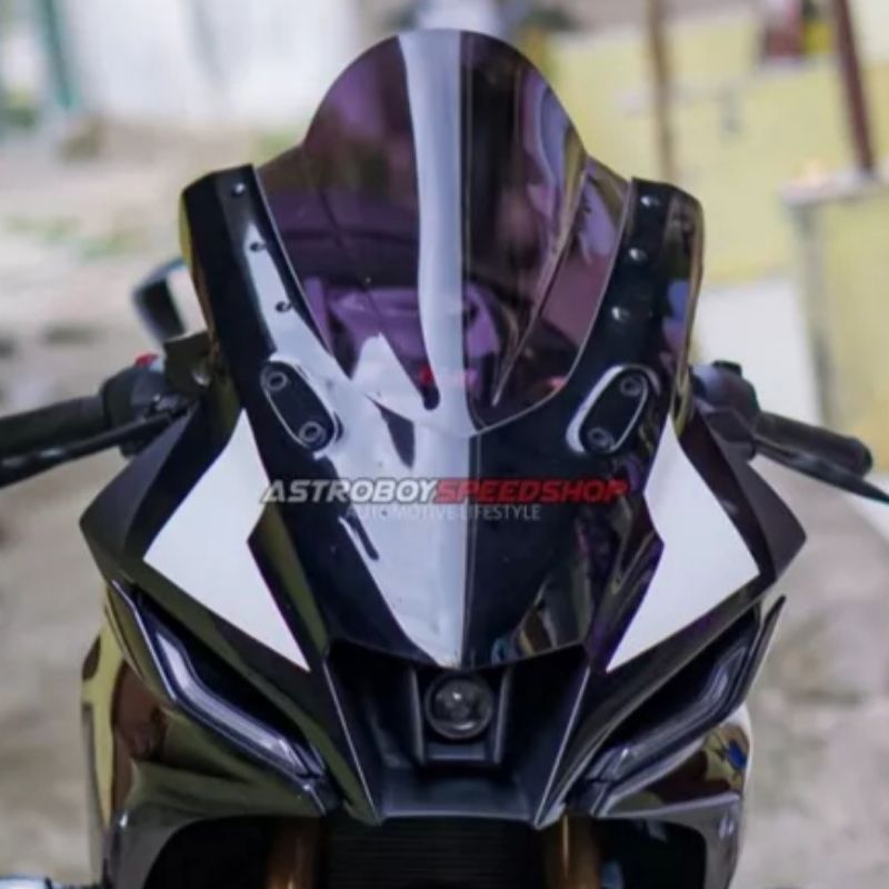 Jual Windshield Yamaha R15 V4 Model Jenong Bening Riben Dan Hitam Pekat ...