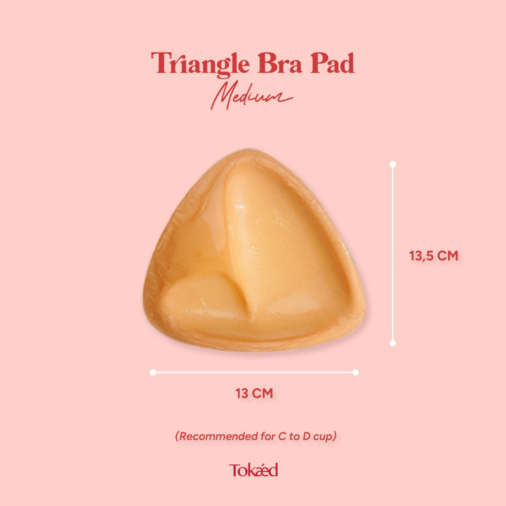 Jual Tokaed Triangle Bra Pad Insert Pad Seamless Magic Bra Insert