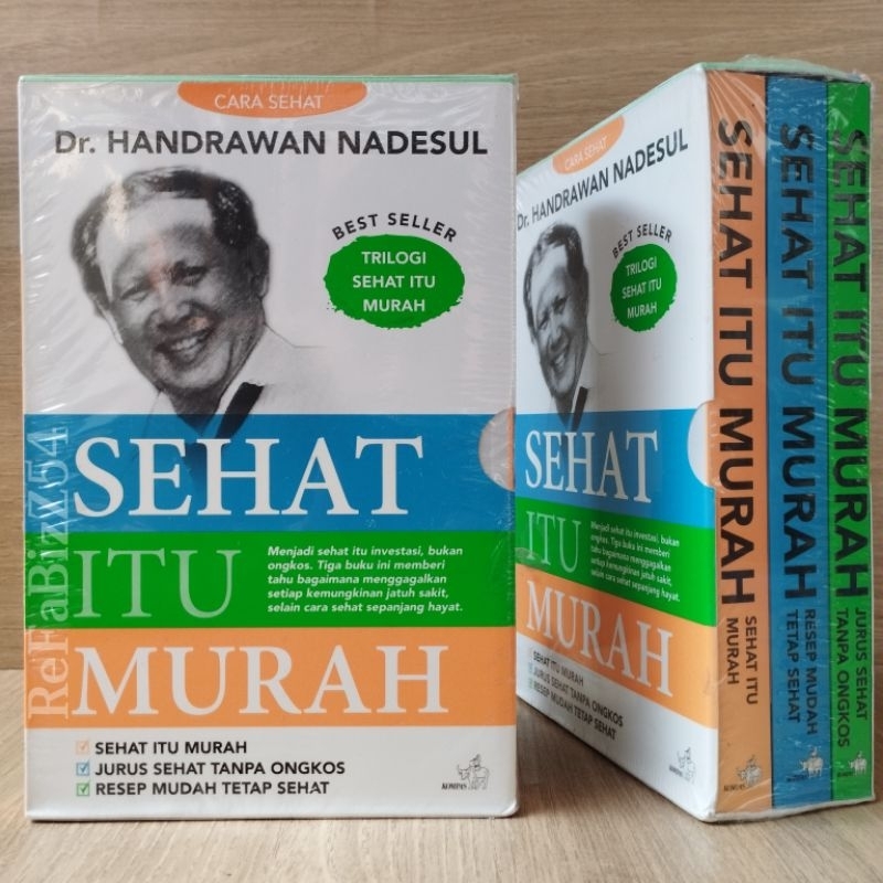 Jual Sehat Itu Murah - Trilogi Sehat Itu Murah Dr. Handrawan Nadesul ...