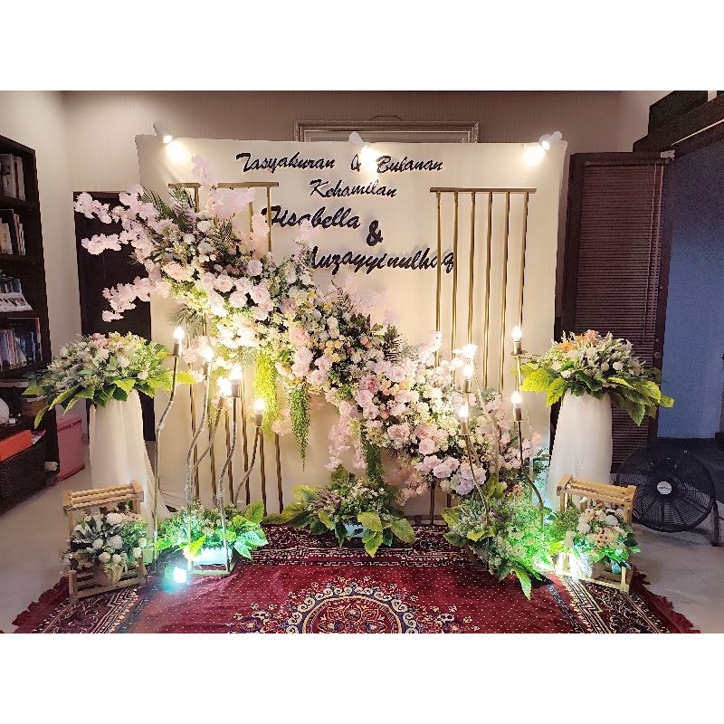 Jual dekorasi Tasyakuran 4 Bulanan kehamilan 3 meter Shopee Indonesia