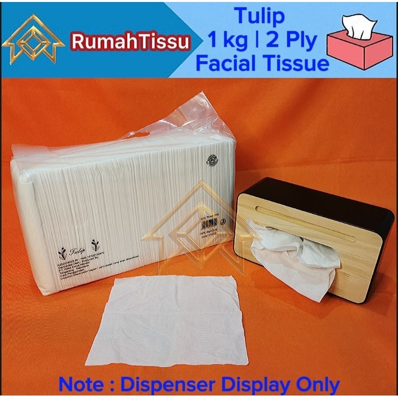 Jual Murah Tisu Tissue Facial 1000 Gram 2 Ply Halus Lembut Shopee