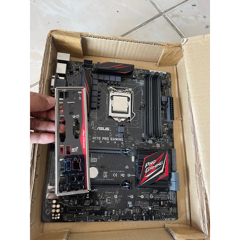 Jual Mainboard Asus H170 Pro Gaming include Core i7 6700 | Shopee