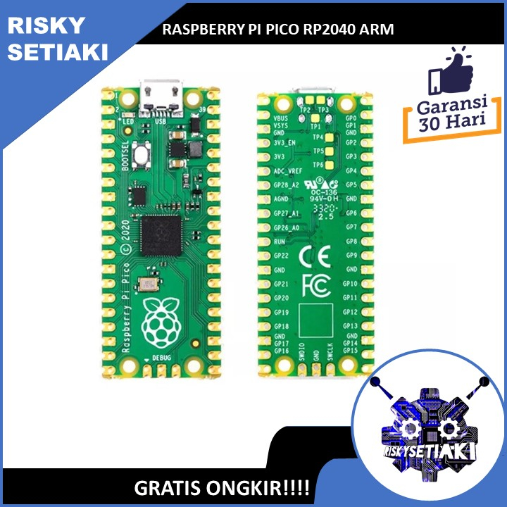 Jual RASPBERRY PI PICO RP2040 ARM MICROCONTROLLER BOARD | Shopee Indonesia