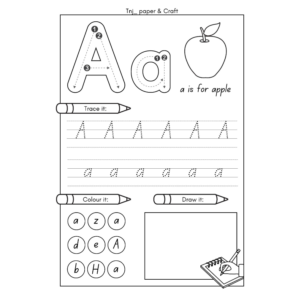 Jual Kertas Mewarnai Sketsa Anak/TK/PAUD/SD/HVS | Shopee Indonesia