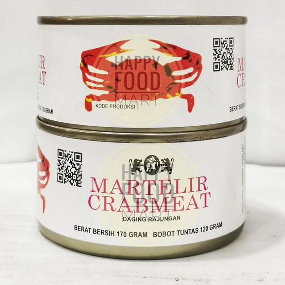 Jual [HALAL] MARTELIR CRAB MEAT 170G/DAGING KEPITING RAJUNGAN KALENGAN