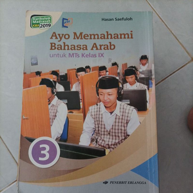 Jual buku ayo memahami bahasa arab kelas 9 SMP MTS pt erlangga | Shopee ...