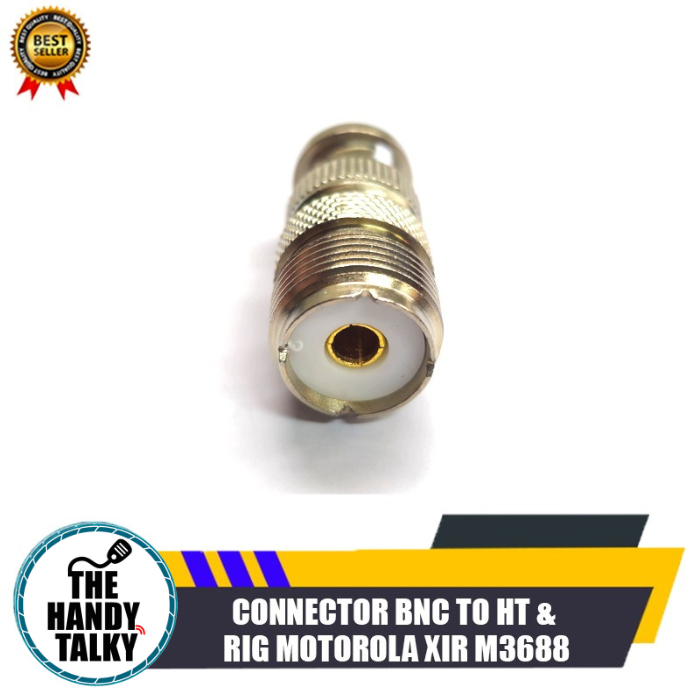 Jual CONNECTOR BNC HT CONECTOR RIG MOTOROLA XIR M3688 KONEKTOR BNC TO ...