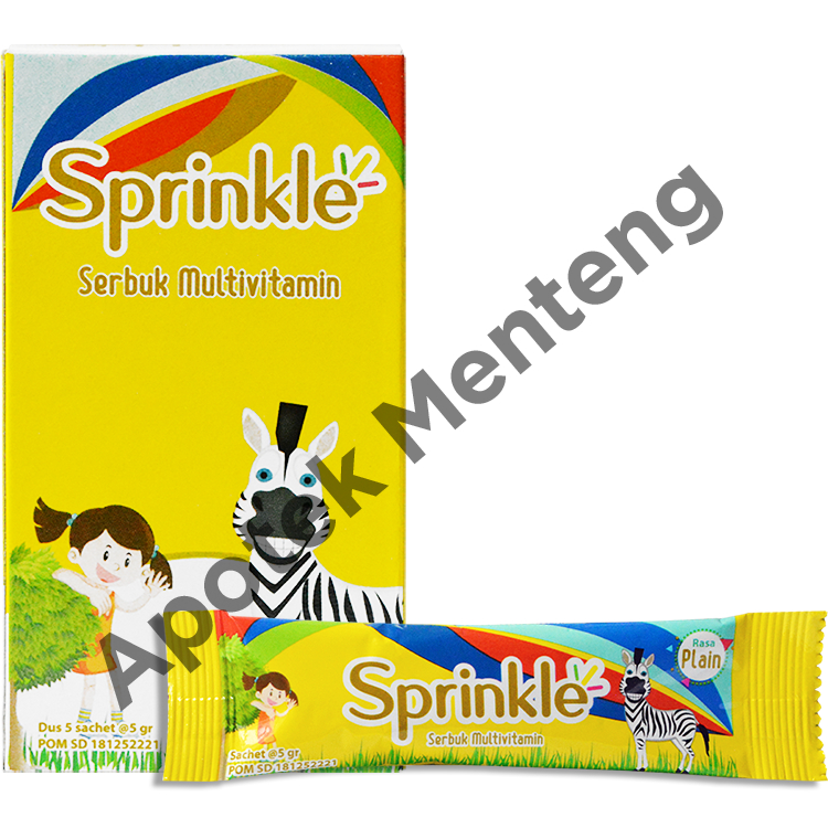 Jual Sprinkle Serbuk Multivitamin Rasa Plain Dus Isi 5 Sachet | Shopee ...