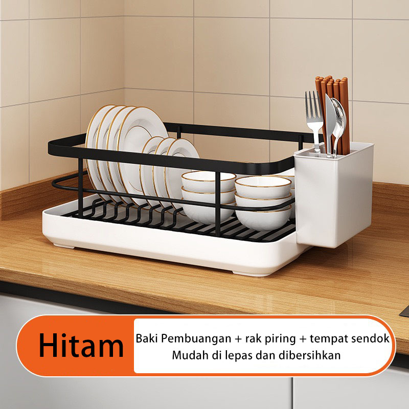 Jual Rak Piring Wastafel Nordic Rak Dapur Susun Stainless Steel