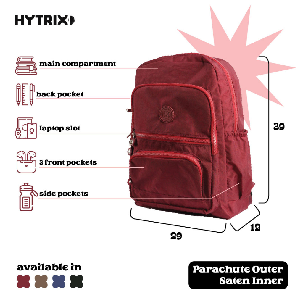 Jual HYTRIX Hylysta [951] - Ransel Backpack Unik Oddskull Series - Tas ...
