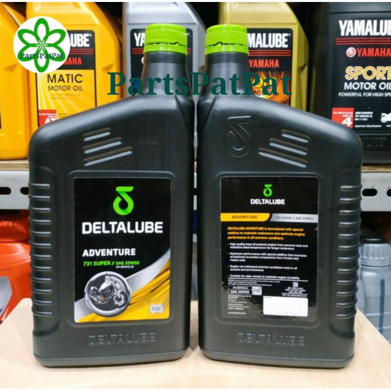Jual OLI OIL MESIN MOTOR DELTALUBE ADVENTURE 731 SUPER SAE 20W-50 800ML ...