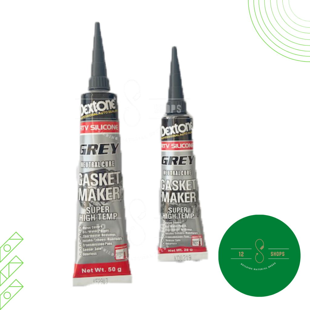 Jual DEXTONE SUPER GASKET SEALENT NETRAL GREY 25G LEM RTV SILICONE ABU ...