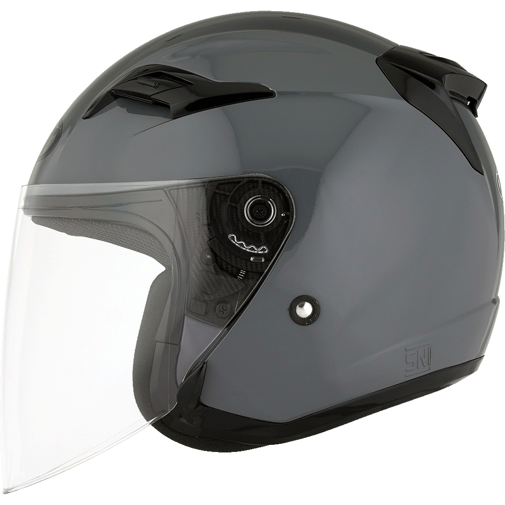 Jual (HELM ANAK) KYT VENOM OPEN JUNIOR SOLID GORILLA GREY Shopee