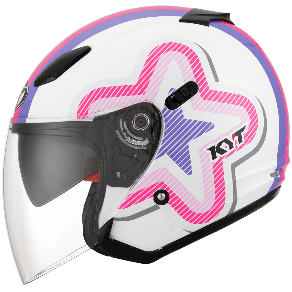 Jual Helm Kyt Dj Maxi White Pink Shopee Indonesia