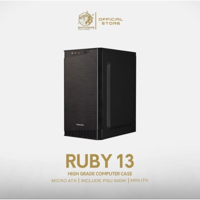 Jual Casing Case Komputer PC IMPERION RUBY 11,12,13 500W ATX | Shopee ...