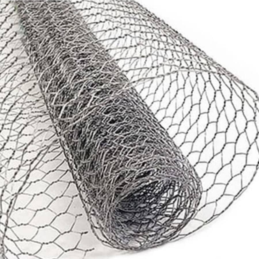 Jual Kawat Ayam Roll Besar Hexagonal Wire Mesh Galvanis Galvanized ...