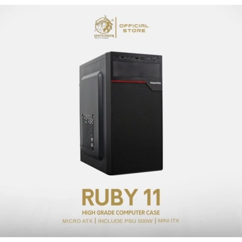 Jual Casing Case Komputer PC IMPERION RUBY 11,12,13 500W ATX | Shopee ...