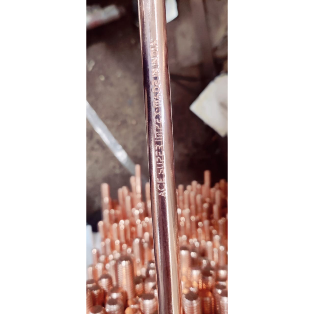 Jual Grounding Rod Lapis Tembaga 3/4 x 1.5 Mtr, Rod Copper Bonded ...