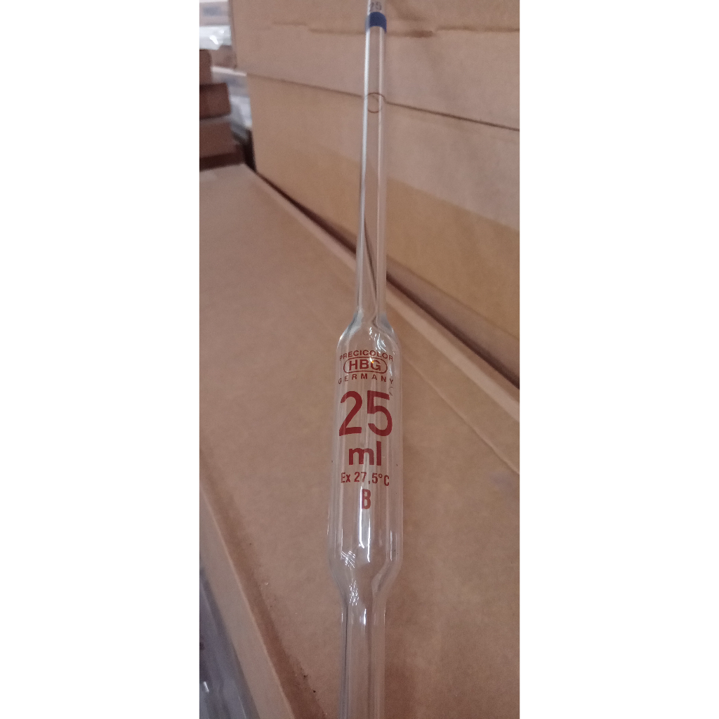 Jual Pipet Gondok 100 ml Volumetric Pipette HBG Shopee Indonesia