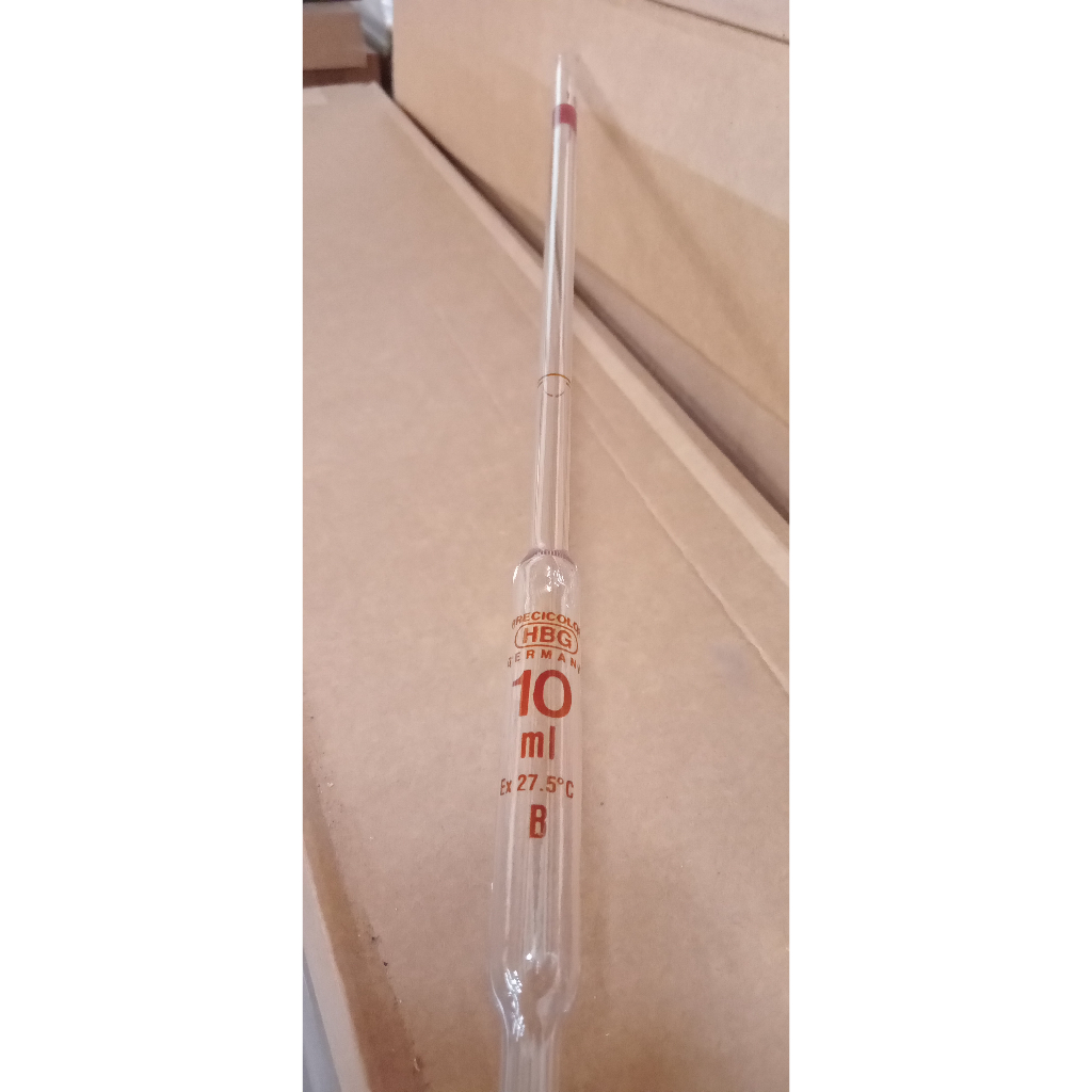 Jual Pipet Gondok 50 ml Volumetric Pipette HBG Shopee Indonesia