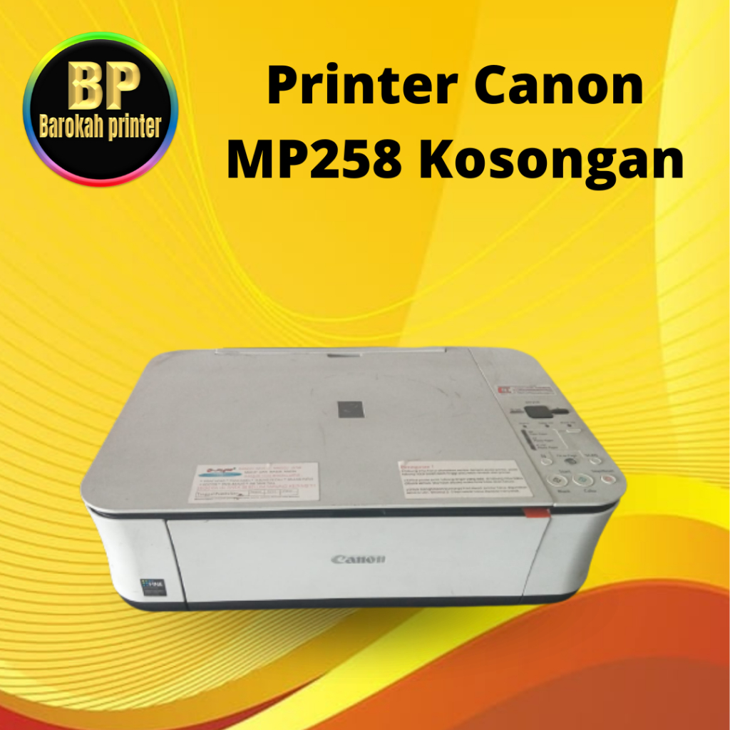 Jual PRINTER CANON MP258 KOSONGAN (tampa cartridge & kabel ) | Shopee ...