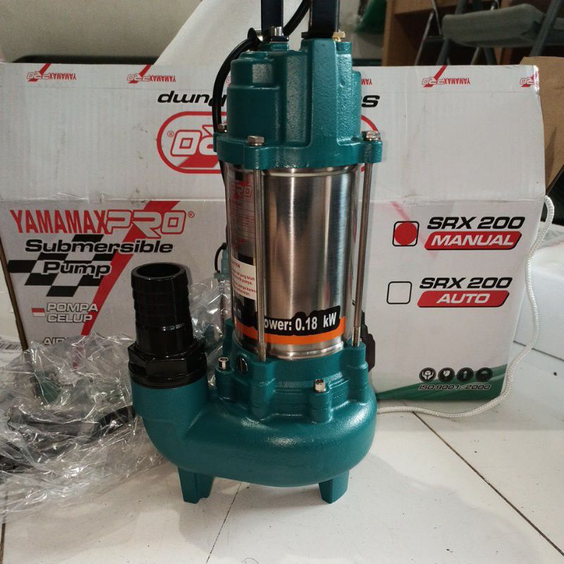 Jual Pompa Celup Air Kotor Yamamax SRX-200 AUTO/MANUAL | Shopee Indonesia