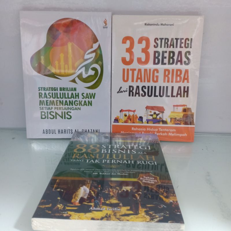 Jual Paket Buku Strategi Bisnis Ala Rasulullah Yang Tak Pernah Rugi Strategi Rasulullah