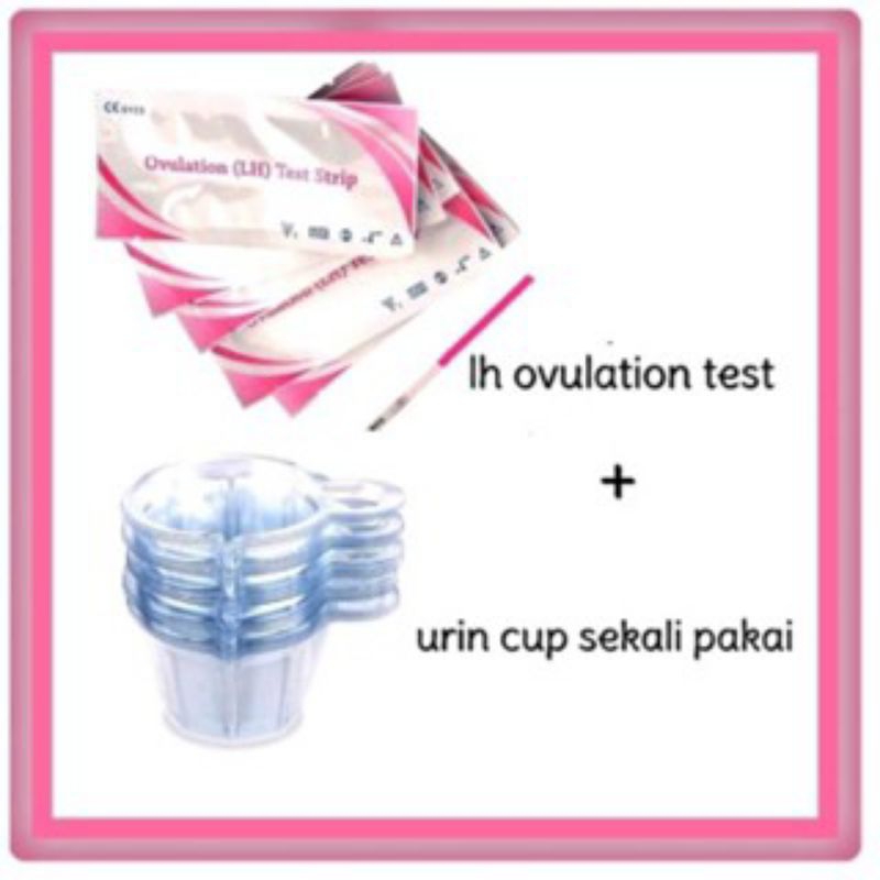 Jual Ovulation Test Strip Alat Tes Kesuburan Deteksi Masa Subur Free