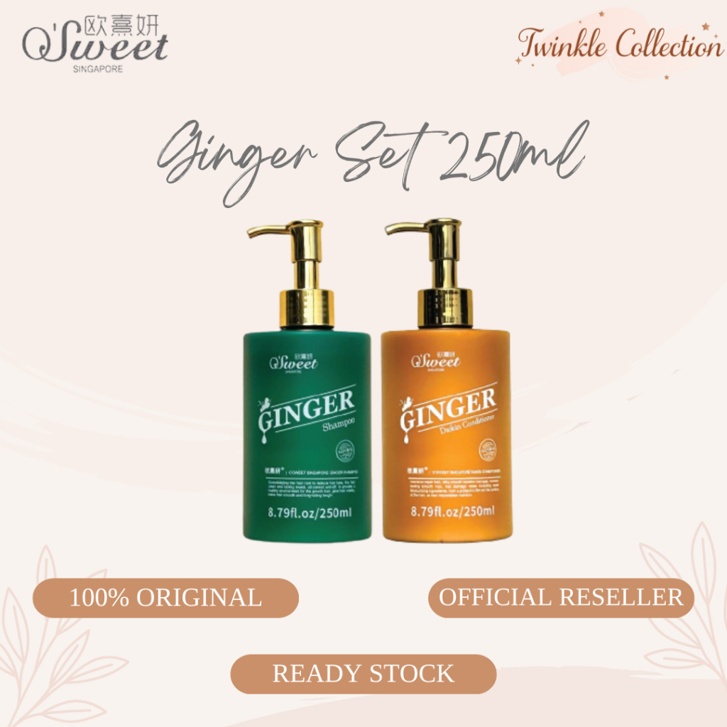 Jual O'Sweet Singapore Ginger Shampoo & Daikin Conditioner Ukuran 250ml