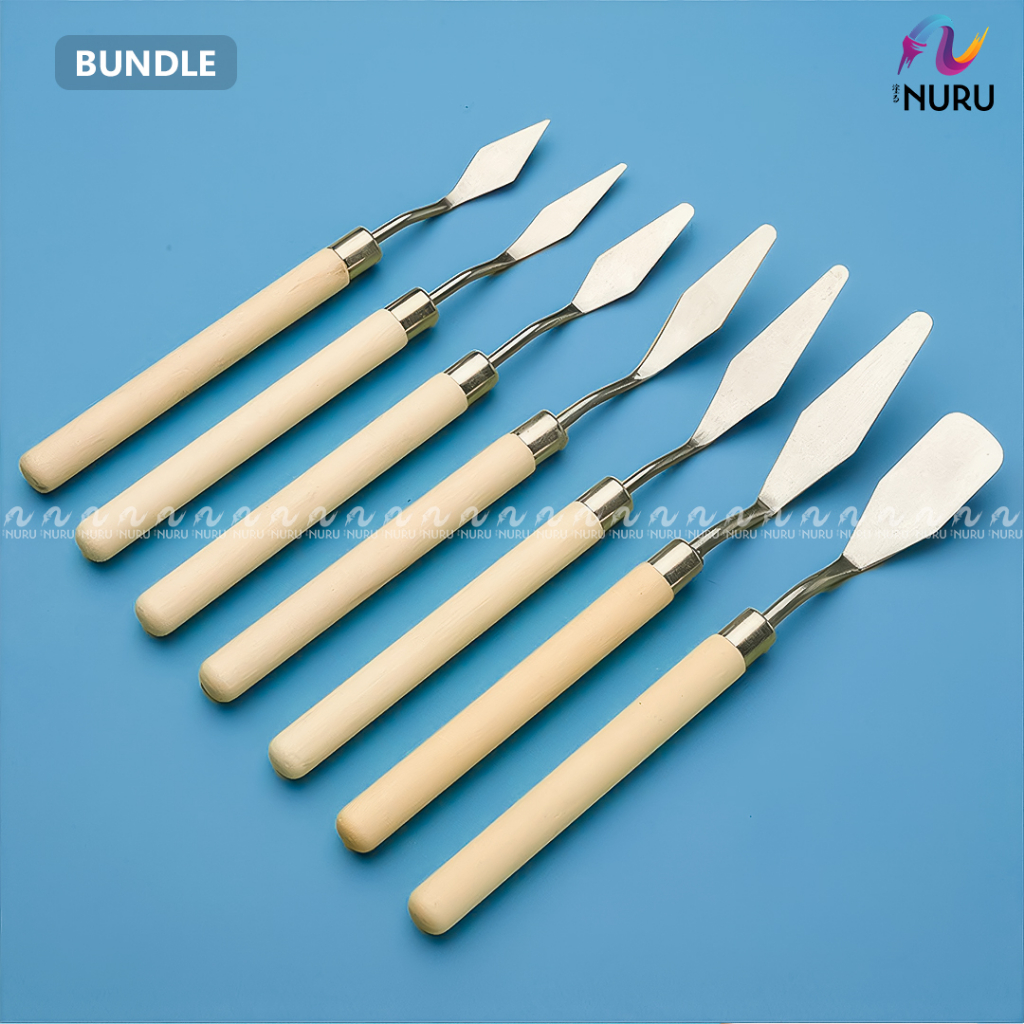 Jual Pisau Palet Lukis/ Painting Scraper Knife 7 PCS | Shopee Indonesia