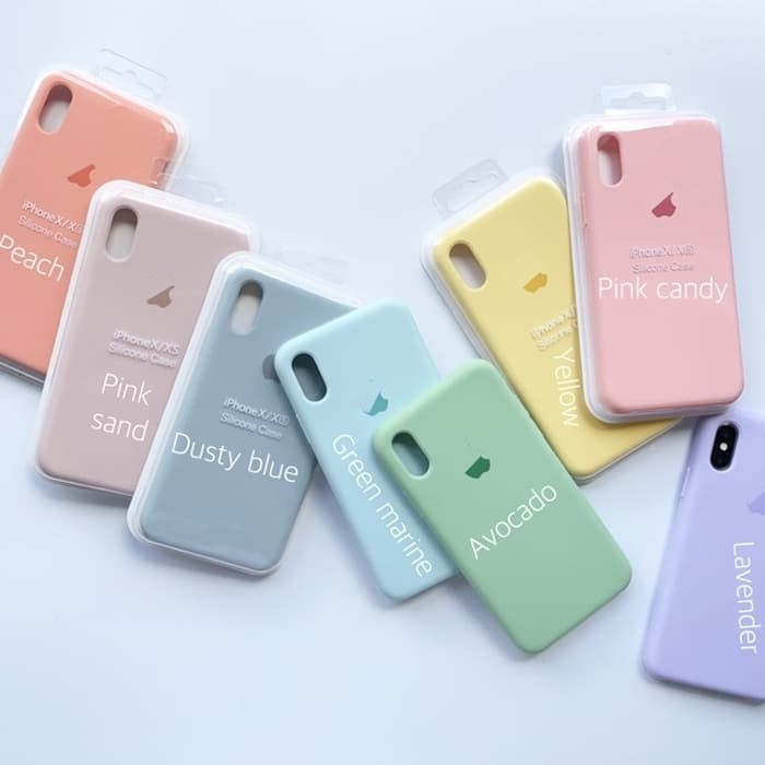 Jual Premium Silicone Case iPhone 6 6s 6s+ 7 8 PLUS X XS XR Xs Max soft ...