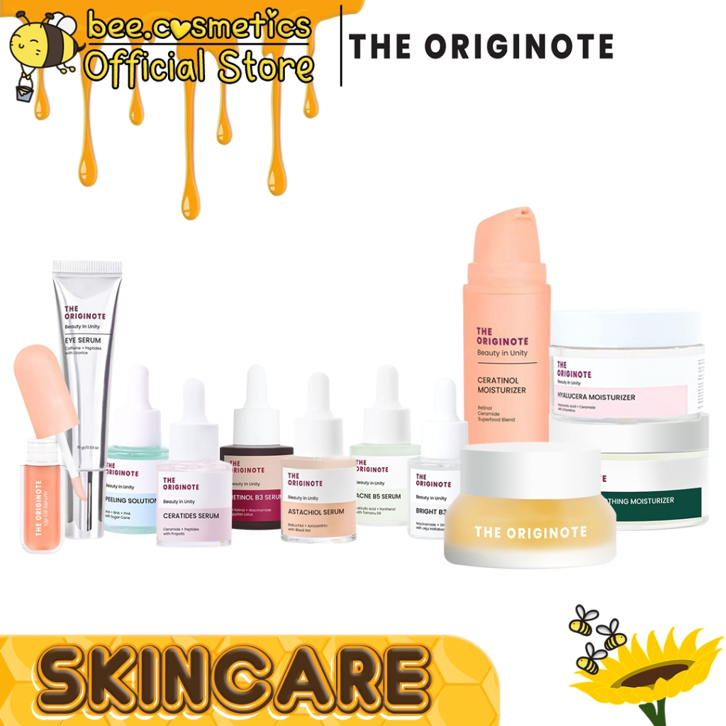 Jual THE ORIGINOTE SKINCARE SERIES ( LIP OIL SERUM / MOISTURIZER / EYE ...