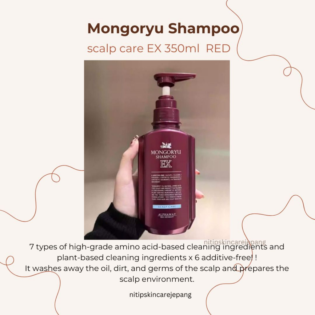 Jual PO Jepang -- Mongoryu shampoo scalp care EX 350ml original