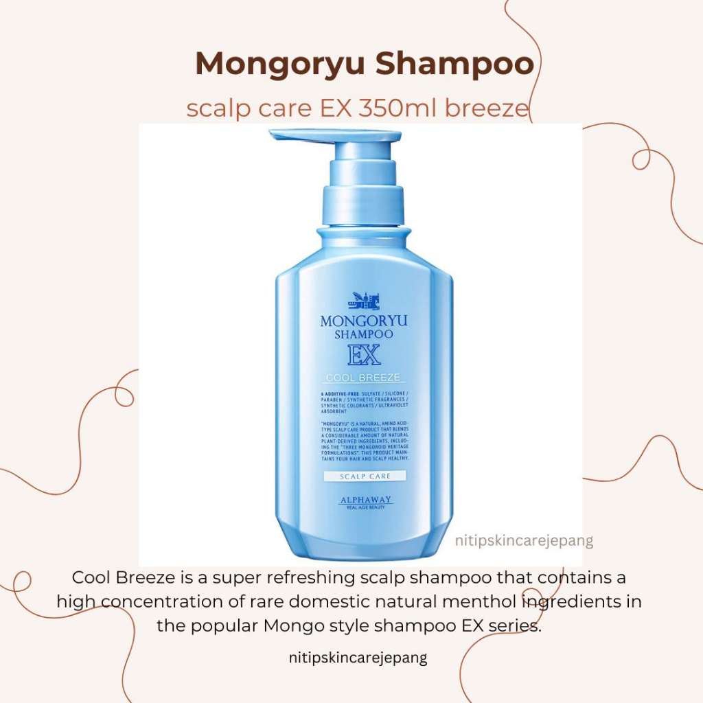 Jual PO Jepang -- Mongoryu shampoo scalp care EX 350ml original