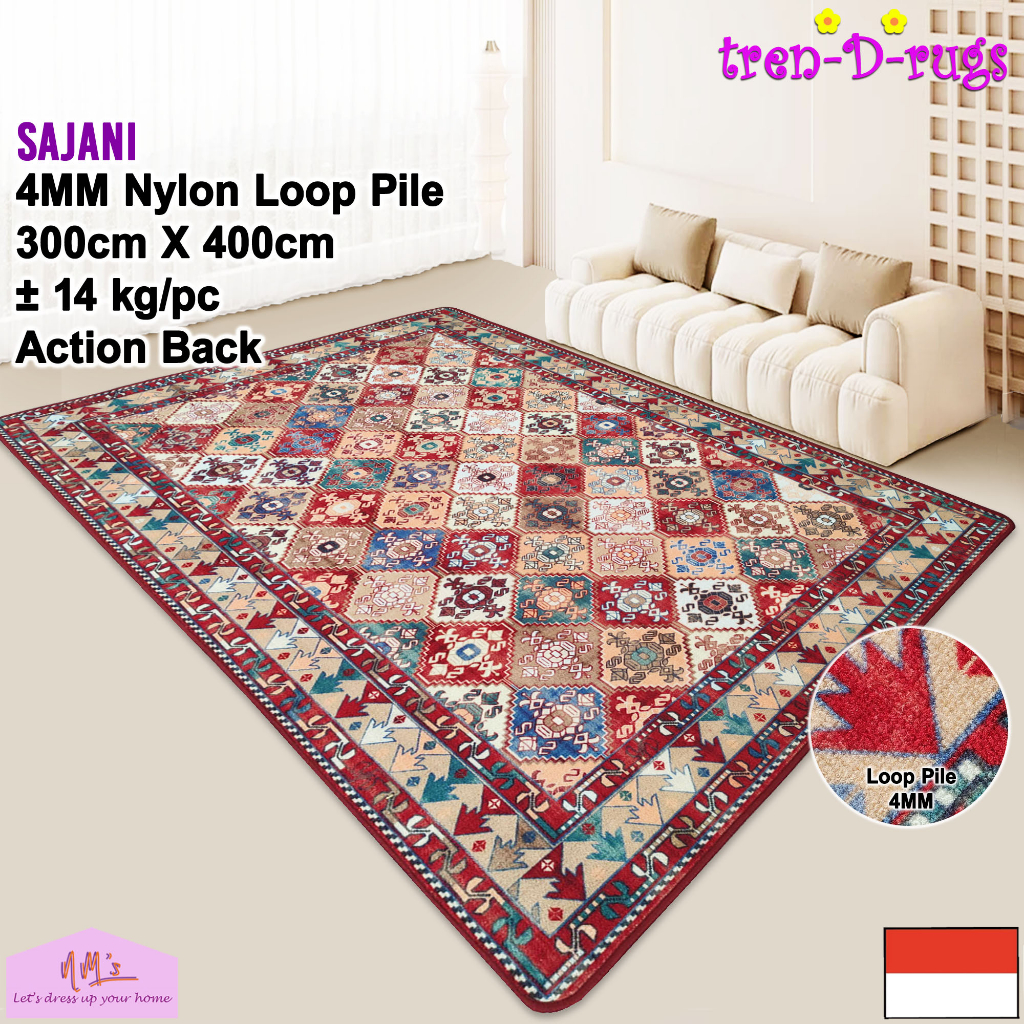 Jual Tren-D-rugs Karpet eropa jumbo motif turki turkey persia persian ...