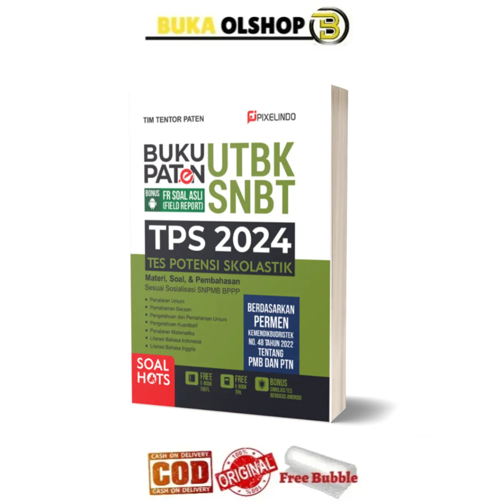 Jual Buku Paten UTBK SNBT TPS 2024 | Shopee Indonesia