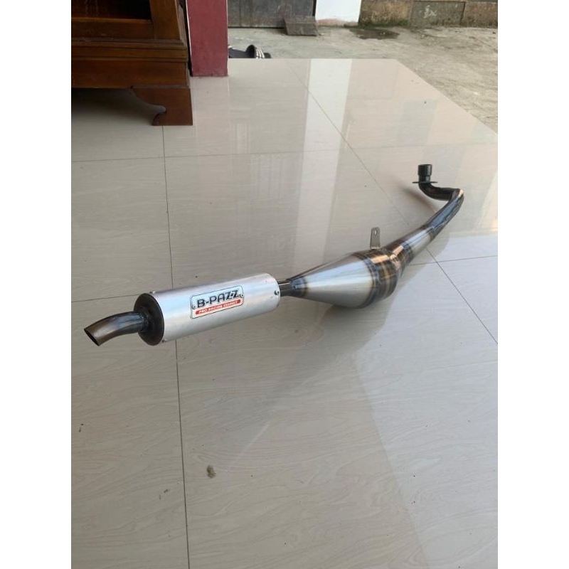 Jual Knalpot fiz r tornado gs gx alfa jetcol standar racing hitam crom ...