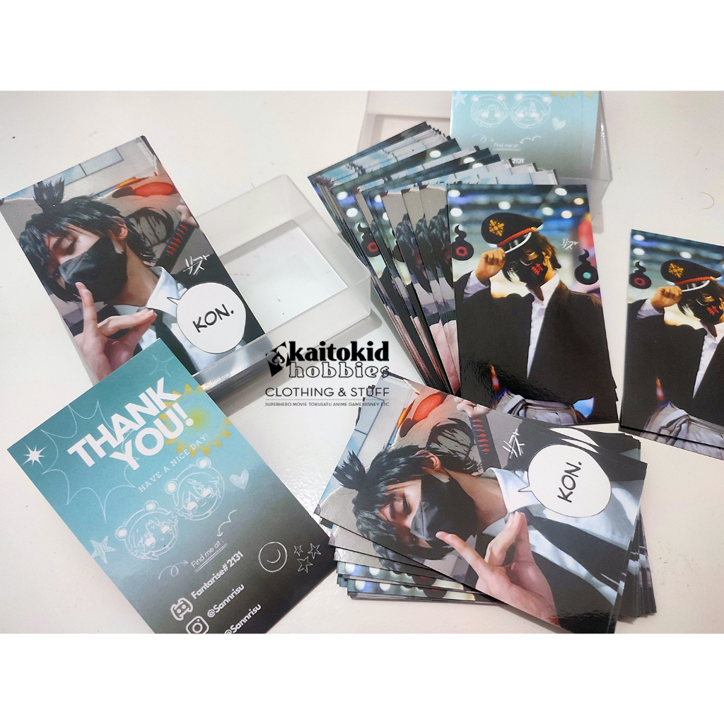 Jual Cetak Kartunama CosCard Kartu Cosplayer Digital Printing bisa ...