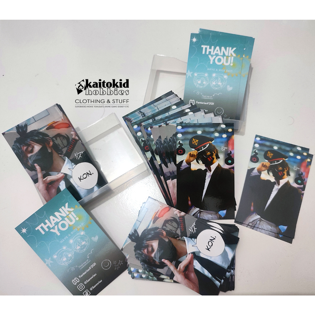 Jual Cetak CosCard Kartu Cosplayer Kartunama Cosplay Digital Printing ...